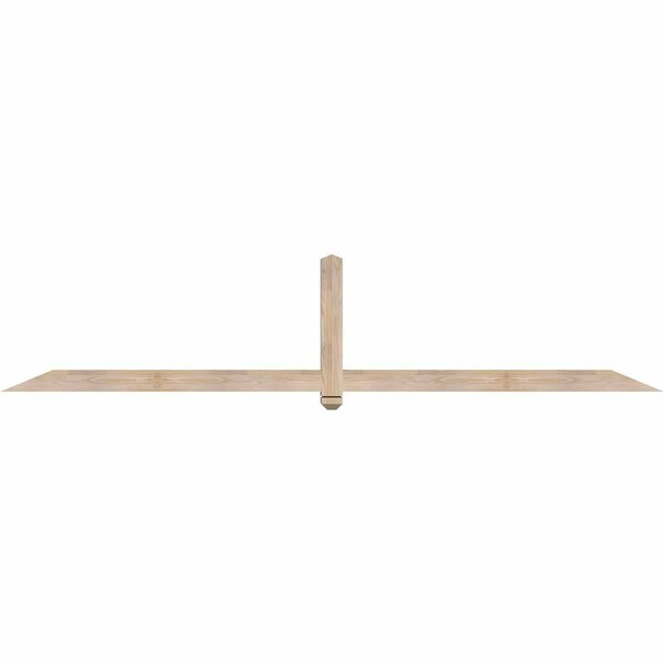 Ekena Millwork Eugene Smooth Timber Gable Bracket, Douglas Fir, 108"W x 22"H x 3 1/2"D x 3 1/2"F, 5/12 Pitch GBW108X22X0404EUG00SDF - main